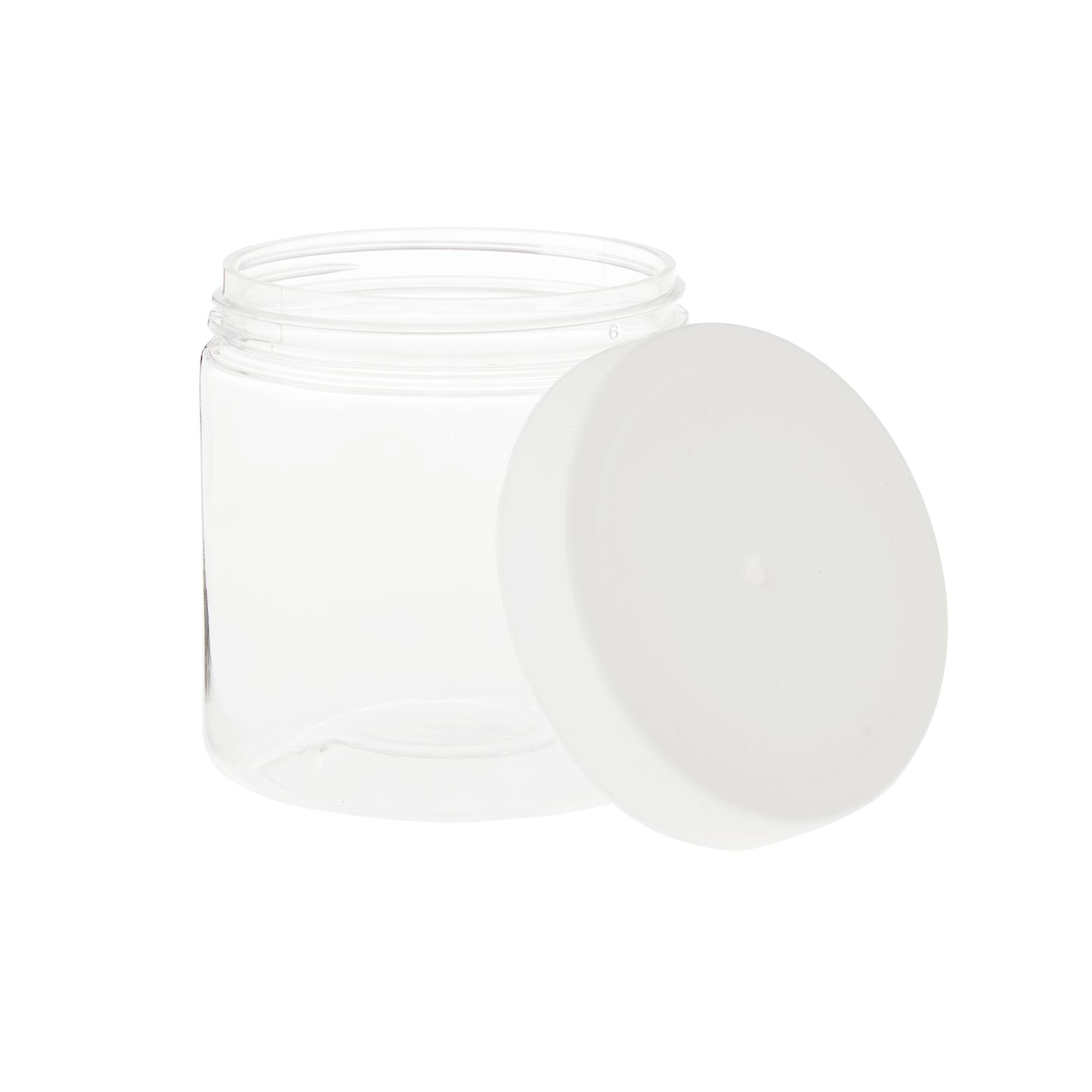 36 Pack: Plastic Storage Jar by Simply Tidy™, 8oz.